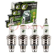 4 pc E3 Spark Plugs for 1945-1958 Jeep Willys 2.2L L4 Ignition Wire fp (For: 1956 Jeep Willys)