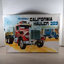 AMT Peterbilt 359 California Hauler Big Rig Plastic Truck Model 1/25 For Parts