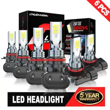 For Toyota Corolla Sedan 4-Door 1.8L 2005-2008 LED Headlight+Fog Light Bulbs Kit (For: 2005 Toyota Corolla)