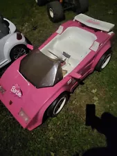 RARE Power Wheels BARBIE LAMBORGHINI Needs New Motors Battery And Charger