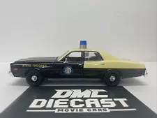 GREENLIGHT 1978 PLYMOUTH FURY HOT PURSUIT FLORIDA HWY PATROL 1:24 Pre-owned