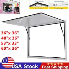 Concession Stand Trailer Serving Window Awning Food Truck Service Door, 4 Sizes