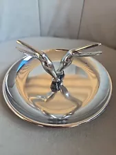 Ashtray Vintage Chrome Metal Pelican/Toucan USA DIFCASTERS New York