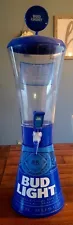 Bud Light Beer Super Tube 128 Ounce Dispenser Tap Tower