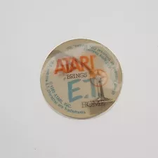 Atari Brings E.T. Home Sticker Vintage Lenticular 1982 Rare Memorabilia