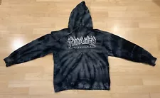 Blue Gray Tie Dye Thrasher Hoodie Pullover Sweatshirt S Skateboard Streetwear