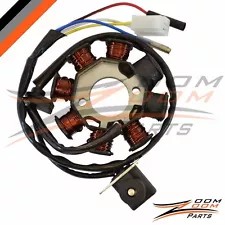 8 Pole Magneto Stator Charging Coil Alternator GY6 50 Go Kart Dune Buggy 50cc