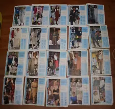 Sewing Step by Step Sewing Patterns Women's Lot of 20 Various Styles Estate Sale