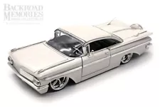 1959 Chevy Impala Hard Top (LOOSE) White Lowrider Diecast (1:24), by Jada Toys