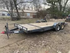 2004 Rett 20' T/A Tilt Deck Equipment Trailer Car Hauler bidadoo -Repair