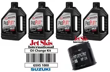 For Suzuki GSXS1000 GSX-S 1000 F Z GT GSX Synthetic Oil Change Kit w/ Oil Filter