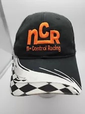 NCR N-Control Racing Hat Black Checkered Flag Adjustable Cap