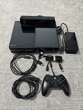 Microsoft Xbox One Black Console 500gb With Kinect Sensor & Wired Controller