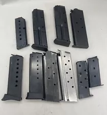 #Y2FR Mag Lot 12 Clip 1911 Magazine 8 Rounds 45 Cal Lot Of 10 Astra CZ Para Colt