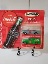 Matchbox 1950's Coke Collection 57 Chevy Bel Air FJ Holden Panel Van Vintage