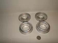 Lot of 4 - Vintage Small Aluminum Jell-O Molds - Smooth on Bottom