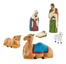 New Listing6 PC NATIVITY SCENE Blow Mold Yard Decoration 3 Ft High