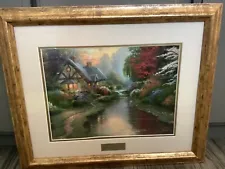 Home Interiors Thomas Kinkade, Signed Picture! Preowned Condition