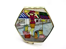 Vintage Lady Compact Mirror Custom Design "SALE"