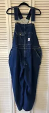 Pointer Brand Mens Bib Overalls Denim Size 48x30