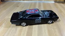 Dukes Of Hazzard Custom '69 Dodge Charger Black General Lee DiecastCar,1:24,new!