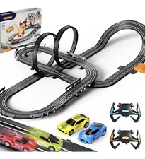 electric slot car race track set