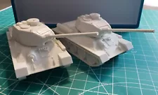 BMC CTS two Russian T-34 tanks