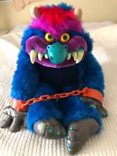 Vintage 1986 My Pet Monster Big Plush with Cuffs Excellent condition !!!