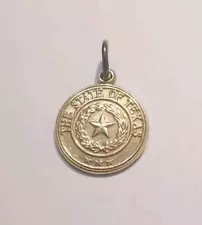 James Avery 14k State Of Texas Seal Charm~NO RESERVE~3 Grams