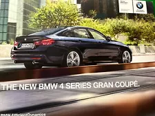 BMW 4 Series Gran Coupe Genuine Original Car Sales Brochure Price List 2015