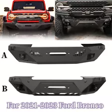 NEW SALE Type A/Type B Main Body Front Bumper Assembly For 2021-2023 Ford Bronco