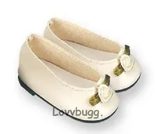 LB Ivory Colonial for American Girl 18" Doll Shoes FREESHIP ADD-0NS! LovvU!