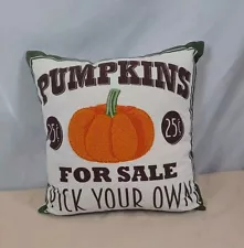 Halloween Pumpkin For Sale Pillow Decorative Fall Pumpkin Patch Throw Pillow