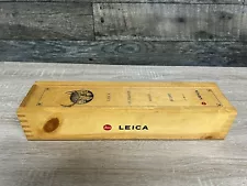 Leica Ultravid Rifle Scope Factory Wooden Box Nice With Foam #1