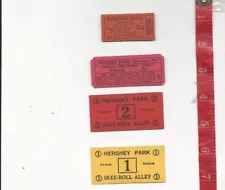 Vintage Lot 5c Special amusement tickets Hershey Park Pennsylvania