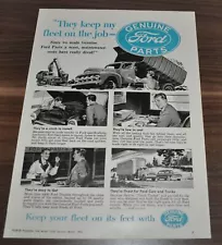 1953 Ford Truck Ad Genuine Parts