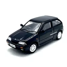 BM Creations 1:64 1989 Suzuki Swift GTi RHD Diecast Model BLACK *Ships from USA*