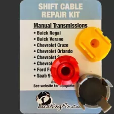 Chevrolet Cruze Unlimited Manual Transmission Shift Cable Repair w 2 bushings