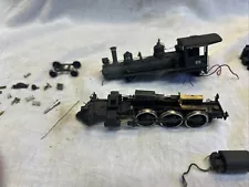 HO Brass Sunset Models Virginia & Truckee #25 4-6-0 for parts not running.