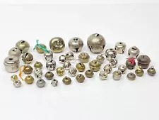 Large Lot Of Antique Bronze And Silver Bells To Include Crotal Bells