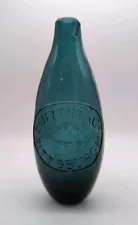 Circa 1840 Teal Buffum & Co Sarsaparilla Pittsburgh PA Ten Pin Bottle For Repair