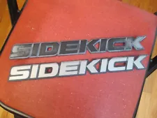 Suzuki Sidekick Emblems Badges Pair Set