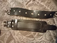 2 Leather Mens Wristbands