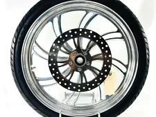 HARLEY SOFTAIL CHOPPER ALUMINUM FRONT WHEEL 21" 8 SPOKE ULTIMA VORTEX