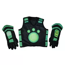 Wild Kratts Chris Kratt Green Creature Power Costume & Gloves NO DISCS