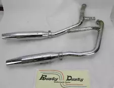 Harley Davidson Genuine OEM Stock FXR Exhaust System Mufflers 65747-87 65657-87