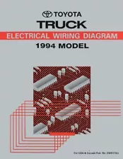 1994 Toyota Truck Wiring Diagrams Schematics Layout Factory OEM