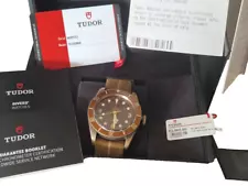 TUDOR Black Bay Bronze Men's Watch with Tudor Nato Strap- 79250BM