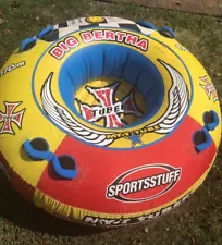 Big Bertha Towable 1-4 Rider Tube Sportsstuff Boating Water Sports Kwik-Connect