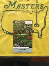 2020 Masters Practice Round Souvenir ticket only.